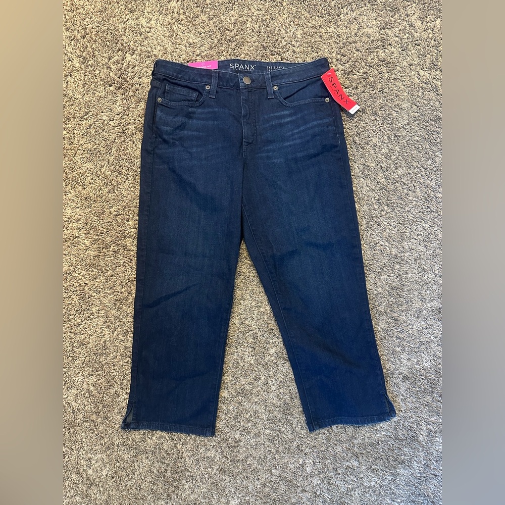 SPANX Indigo Casual Capri Jeans